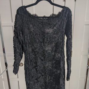 Calvin Klein black lace dress